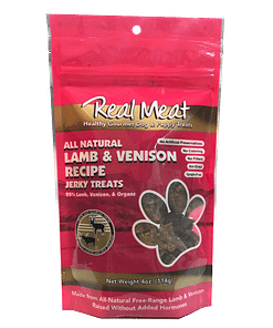 Real Meat All Natural Lamb & Venison Jerky Treat