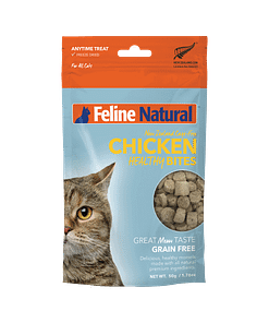Feline Natural Chicken Healthy Bites Freeze-Dried food for Cats 50gm