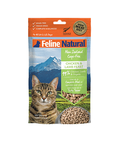 Feline Natural Chicken & Lamb Feast Freeze-Dried Cat Food (2 Sizes)