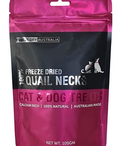 Freeze Dry Australia Quail Necks