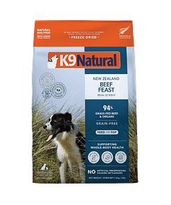 K9 Natural Freeze Dried Beef for Dogs (4 Sizes)