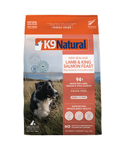 K9 Natural Freeze Dried Lamb & King Salmon for Dogs (3 Sizes)