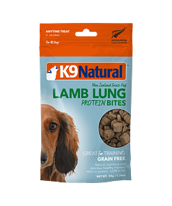 K9 Natural Lamb Lung Protein Bites for Dogs 60gm