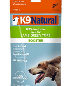 K9 Natural Lamb Green Tripe Freeze-Dried Booster for Dogs (2 Sizes)