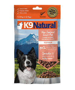 K9 Natural Freeze Dried Lamb & King Salmon for Dogs (3 Sizes)
