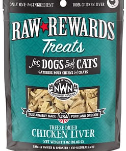 Northwest Naturals Chicken Liver Treats for Dogs and Cats 3oz