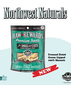 Northwest Naturals Green Lipped Mussels Treats for Dogs and Cats 2oz