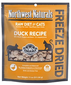Northwest Naturals Duck Freeze Dried Nibbles food for Cats (2 Sizes)