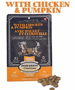 Oven-Baked Tradition Chicken & Pumpkin Dog Treats 8oz/227g