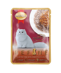 Smart Heart Refine Pouch Tuna with Crab Stick in Jelly