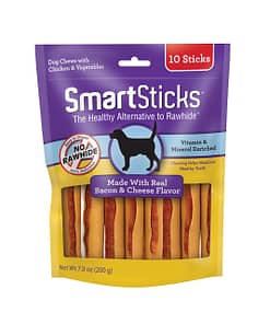 SmartBones Bacon and Cheese SmartSticks for Dogs 10pcs