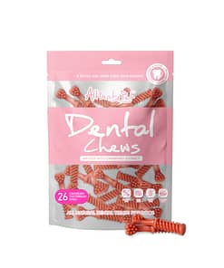 Altimate Pet Infused with Cranberry Dental Chews - Toothbrush Treats for Dog 150g (2 Sizes) - Mini - 26pcs