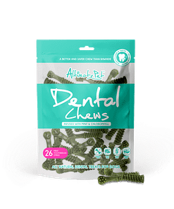 Altimate Pet  Infused with Mint & Chlorophyll Dental Chews - Toothbrush Treats for Dog 150g (2 Sizes)
