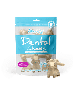 Altimate Pet Infused with Spearmint Breath Strips Dental Chews - Crocodile (6pcs) Treats for Dog 150g
