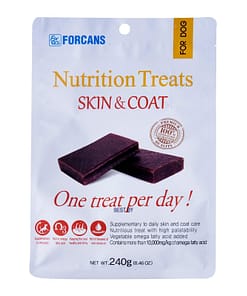 Forcans Nutrition Treats - Skin & Coat for Dogs 240g