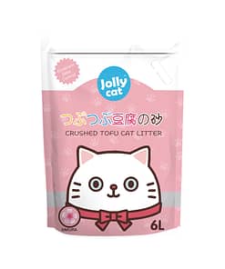 Jollycat Crushed Tofu Litter – Sakura for Cats 6L