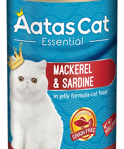 Aatas Cat Essential Mackerel and Sardine in Jelly 400g