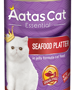 Aatas Cat Essential Seafood Platter in Jelly 400g