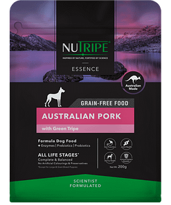 Nutripe Essence Australian Pork with Green Tripe Dry Food for Dogs (3 Sizes)
