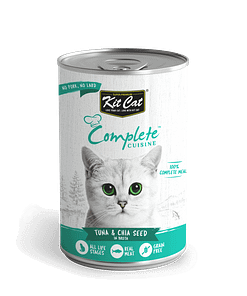 Kit Cat Complete Cuisine Canned Wet Cat Food (Tuna & Chia Seed in Broth)