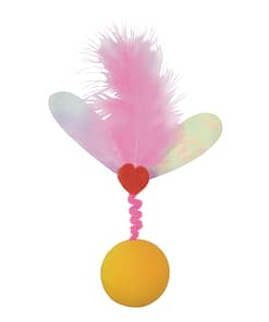 Petz Route Rustling Ball Heart Cat Toy