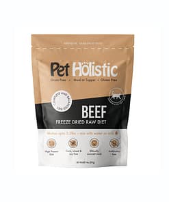 Pet Holistic Freeze Dried Raw Cat Food Beef Patties 14oz