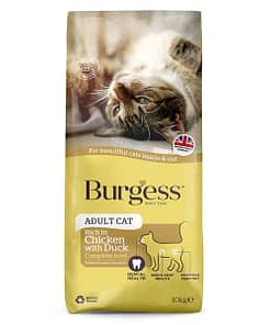 Burgess Chicken with Duck for Adult Cat 10kg