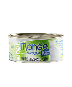 Monge - Natural Yellowfin Tuna With Chicken Wet Food for Cats 80g