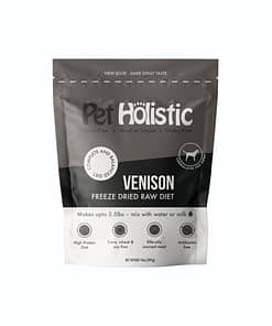 Pet Holistic Freeze Dried Raw Dog Food Venison Patties 14oz