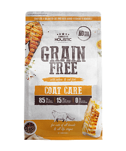 Absolute Holistic Grain Free Dry Cat Food - Coat Care 3lbs