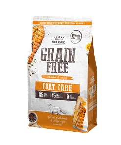 Absolute Holistic Grain Free Dry Cat Food - Coat Care 3lbs