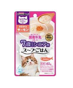CattyMan Senior Cat Stew in Milk with Chicken & Salmon 40g