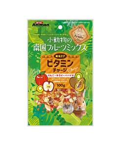 AniMan Dried Apple Kiwi & Papaya Fruit Treats For Small Animals