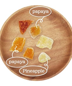 AniMan Dried Apple Kiwi & Papaya Fruit Treats For Small Animals