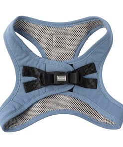 FuzzYard Cotton Step-in Dog Harness French Blue