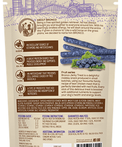 Bronco Jerky Blueberry Dog Treats