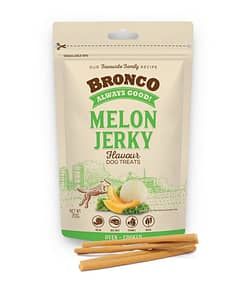 Bronco Jerky Melon Dog Treats 70g