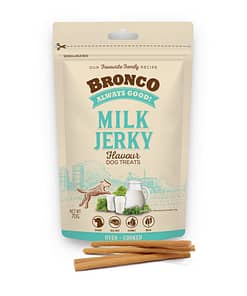 Bronco Jerky Milk Dog Treats
