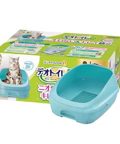 Unicharm Pet Deo-Toilet Cat Litter System Half (Mint blue)