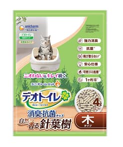 Unicharm Pet Deo-Toilet RF.Wood Pellets 4L