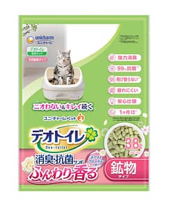 Unicharm Pet Deo-Toilet RF.S Floral Pellets 3.8L