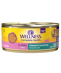 Wellness Complete Health Pate Kitten Whitefish & Tuna Recipe Wet Cat Food 5.5oz