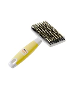 DoggyMan Honey Smile Soft Round Tip Slicker Brush for Dogs