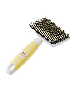 CattyMan Honey Smile Soft Round Tip Slicker Brush for Cats