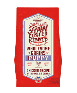 Stella & Chewy's Raw Coated Wholesome Grains Puppy Cage-Free Chicken Recipe with Pumpkin & Quinoa Dry Dog Food (2 Sizes)