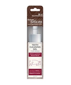 TropiClean Enticers Teeth Cleaning Gel for Dogs - Hickory Smoked Bacon Flavor 2oz