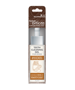 TropiClean Enticers Teeth Cleaning Gel for Dogs - Peanut Butter & Honey Flavor 2oz