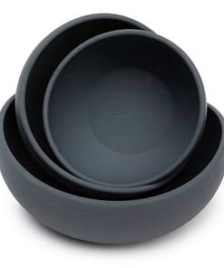 FuzzYard Life Silicone Bowl - Slate Grey