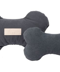 FuzzYard Life Dog Toy Bone Slate Grey