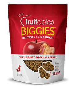 Fruitables Biggies Crispy Bacon & Apple 16oz Dog Treats